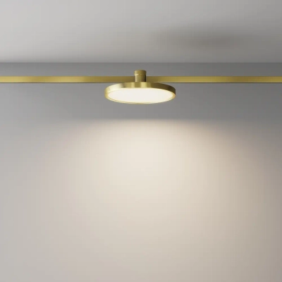 Трековый светильник Плато / Plato Flarity 3000K 10Вт 120°, TR153-1-10W3K-BS. TM Maytoni