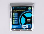 Светодиодная лента GS3213 2835 180Led/ 14.4W m/ 24V IP20 6500K/ 5000*10*1.2mm/ кратность резки 33mm (2 конт.)