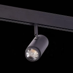 ST357.436.06 Магнитный трековый светильник ZOOM Черный LED 1*6W 3000K 667Lm Ra>80 10-60° IP20 L137xW59xH178 48V