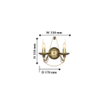 Бра Chateau 2163-2W, 2*E14*40W. ТМ F-Promo