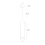 Точечный подвесной светильник Arte Lamp ALTAIS A6110SP-2WH, LED