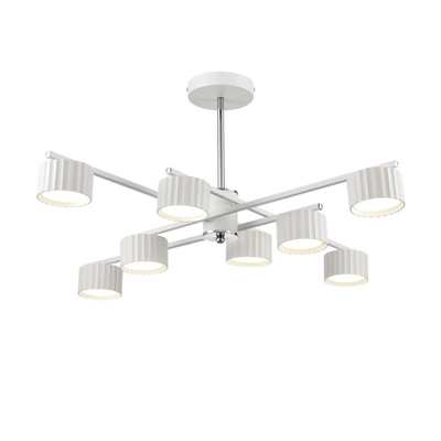 8241/8C COMFI LN26 244 белый/хром, металл Люстра потолочная LED GX53 8*7W 220V KARINA