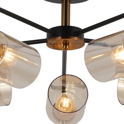 IL8248-5COU-79 BK GD светильник потолочный ILLUMICO, E27х5