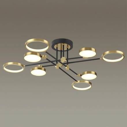 4320/75CL MIDCENT ODL22 345 металл/черный с бронзой Потолочный светильник IP20 LED 65W 2677Лм DENZEL