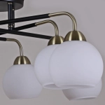 IL0252-8CSQ-79 BK AB светильник потолочный ILLUMICO, E27х8