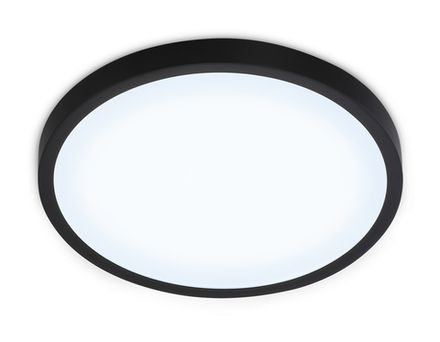 Светильник светодиодный ультратонкий FZ1953 BK черный IP54 20W 5000K D270*15 (Без ПДУ)