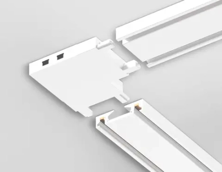 Коннектор угловой для накладного шинопровода Magnetic Ultra Slim GV1113 WH белый 36*36*6