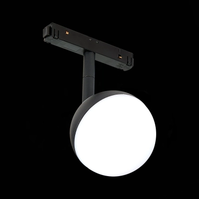 ST358.436.07 Магнитный трековый светильник Черный LED 1*7W 3000K 520Lm Ra>80 120° IP20 L120xW90xH192 48V