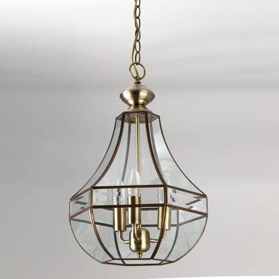 Citilux Гера-1 CL444130 Люстра подвесная витражная Бронза