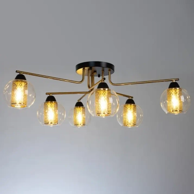 Потолочная люстра Arte Lamp MANCHESTER A7045PL-6BK, 6хE14