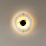 4311/12WL MIDCENT ODL22 351 светлый мрамор/черный металл Настенный светильник IP20 LED 10W 277Лм 3000K NAXOS