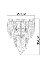 Настенный светильник Arte Lamp LILLY A4070AP-2GO, 2хE14