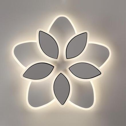 8014/75CL LEDIO LN25 белый/белый металл/акрилл Потолочный светильник LED 75W 220V 3000-6000K LOTUS