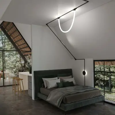 Магнитный трековый светильник Arte Lamp RAPID A6161PL-1BK, 1хLED