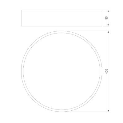 Потолочный светодиодный светильник 90318/1 белый, LED