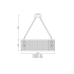 Подвесная люстра Arte Lamp ANETTA A1065SP-8PB, 8хE14