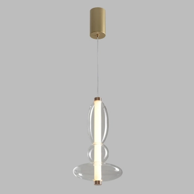 Светильник подвесной Crystal Lux QUASAR SP10W LED TRANSPARENT 3791/210