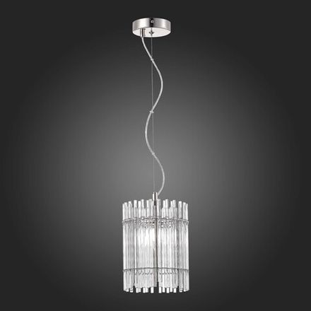 SL1656.103.01 Люстра подвесная ST-Luce Никель/Прозрачный E14 1*40W