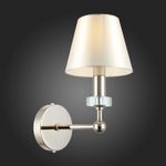 SL1755.151.01 Светильник настенный ST-Luce Никель/Белый E14 1*40W