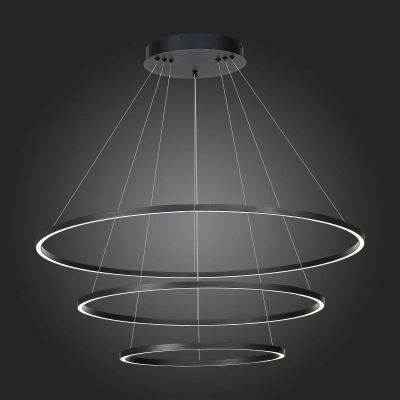 ST605.443.114 Светильник подвесной ST-Luce Черный/Белый LED 1*114W 4000K