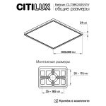 Citilux Бейсик CL738K241V LED Светильник накладной Чёрный