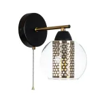 Бра Arte Lamp MANCHESTER A7045AP-1BK, 1хE14