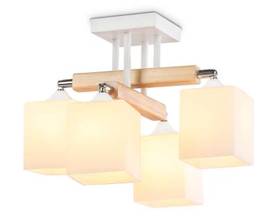 Подвесная люстра TR9512/4 WH/CH/FR белый/хром/белый матовый E27*4 max 40W D567*266