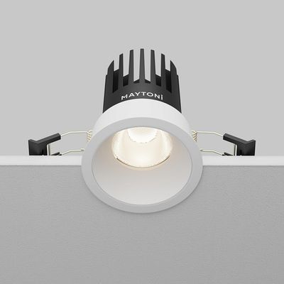 Встраиваемый светильник Dip 4000K 15Вт 50° 2,5 см, DL117-15W-4K-W. TM Maytoni