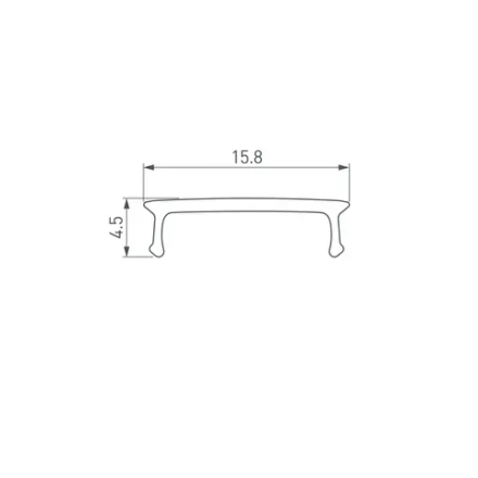 Экран LINE-2000 OPAL BLACK-PM (Arlight, Пластик)