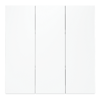 VLS000502 Клавиши для выключателя/переключателя трехклавишного, S70 (белый матовый). (ТМ Maytoni)