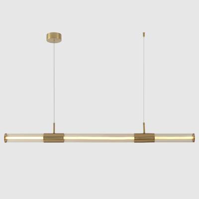 Светильник подвесной Crystal Lux LINEUP SP24W LED BRASS 3760/224