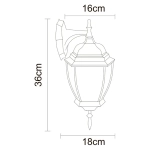 Уличный настенный светильник Arte Lamp PEGASUS A3152AL-1WG, 1хE27