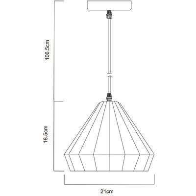 Подвесной светильник Arte Lamp IMBUTO A4281SP-1CL, 1хE27