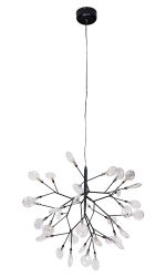 Светильник подвесной Crystal Lux EVITA SP36 BLACK/TRANSPARENT 1690/236