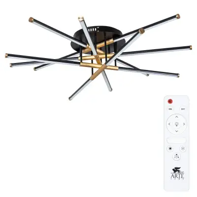 Потолочная люстра Arte Lamp FERNANDO A2199PL-6BK, 1хLED