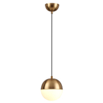 4960/1 PENDANT ODL22 393 античн.бронза/металл/белый/стекло Подвес E27 1*40W PINGA