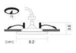 Точечный встраиваемый светильник Arte Lamp AQUA A5440PL-1AB, 1хGU10