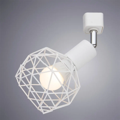 Трековый светильник Arte Lamp SOSPIRO A6141PL-1WH, 1хE14
