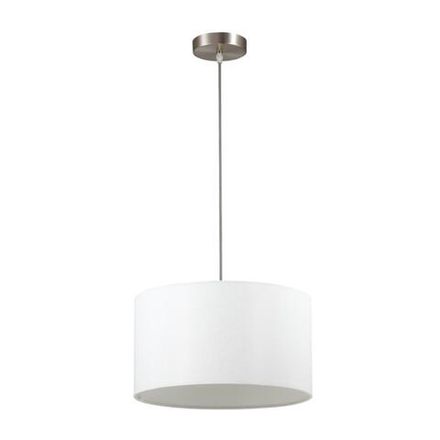 3745/2 MODERNI LN19 159 никель/белый, металл/текстиль Подвес E27 2*60W 220V NIKKI