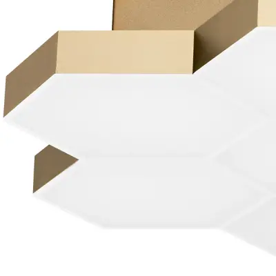 750073 Люстра потол FAVO LED-35W 1680LM Satin Gold 4000K Lightstar