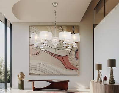 Светильник подвесной LH71332/7 CGD золото E14/7 max 40W D*860*850