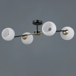 IL0469-4CSQ-24 BK AB LIBRA светильник потолочный ILLUMICO, E27х4
