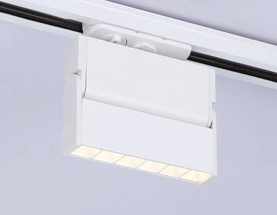 Светильник светодиодный трековый GL6811 WH белый LED 6W 3000K 24° 115*22*87