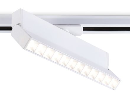 Светильник светодиодный трековый GL6816 WH белый LED 12W 4200K 24° 230*22*87