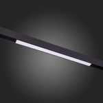 ST360.436.12 Магнитный трековый светильник Черный LED 1*12W 3000K 780Lm Ra&gt;80 120 IP20 L406xW22xH44 48V