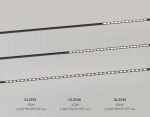 Светильник светодиодный трековый Magnetic 48V 10mm GL2335 BK черный IP20 10W 3CCT 3000/4200/6400K 200*10*37