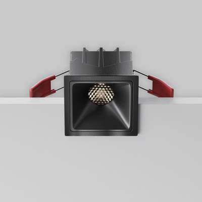 Встраиваемый светильник Alfa LED 4000K 10Вт 50°, DL043-01-10W4K-SQ-B-1. TM Maytoni