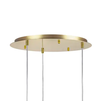 L3PR721132 Подвес тройной круглый EXTRA 3x3x5W(led) G9  (721132 - 3 + 572132 -1) ЗОЛОТО Lightstar