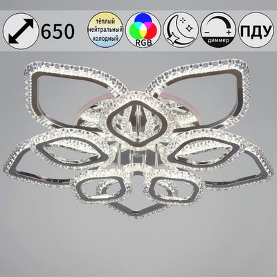 09865-0.3-5+5A CR (RGB) светильник потолочный