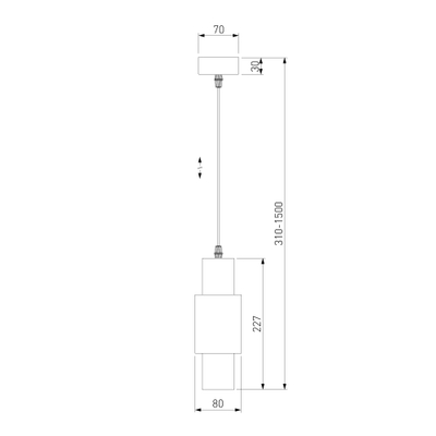 Подвесной светодиодный светильник 50204/1 LED белый/матовое серебро, LED